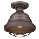 Bartlett Outdoor (Damp) Semi Flush Mount Light by Golden
