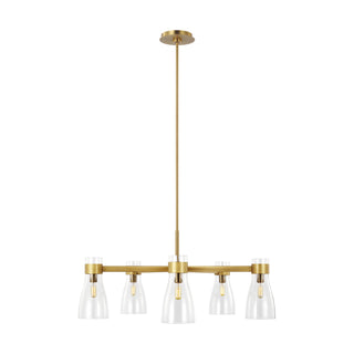 Moritz Outdoor (Damp) Chandelier by Visual Comfort Studio