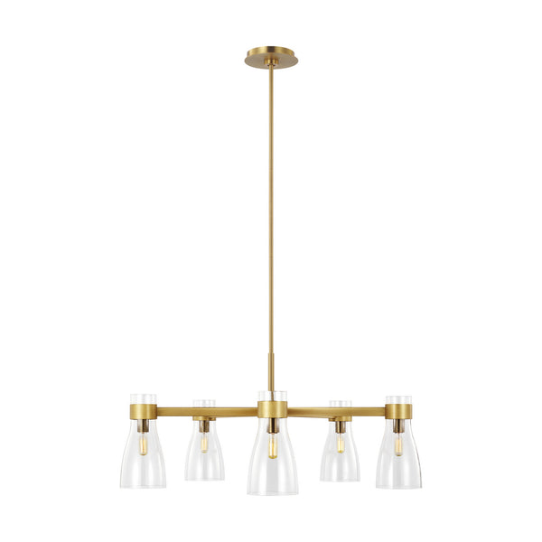 Moritz Outdoor (Damp) Chandelier by Visual Comfort Studio