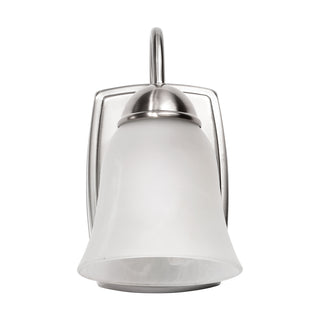 Buy brushed-nickel-with-alabaster-glass-and-white-shade Vanity by Nuvo Lighting