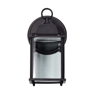 Buy black-with-beveled-glass-and-clear-shade Outdoor (Wet) Wall Lantern by Nuvo Lighting