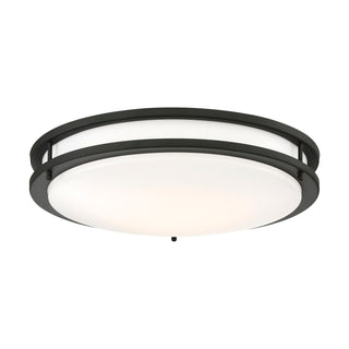 Buy matte-black Glamour Outdoor (Damp) Flush Mount Ceiling Light by Nuvo Lighting