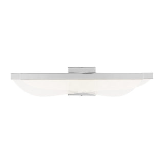 Buy polished-nickel-with-acrylic-glass-and-white-shade Nyra Vanity by Visual Comfort Modern