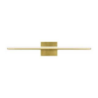 Buy plated-brass-with-linear-acrylic-light-glass Span Vanity by Visual Comfort Modern