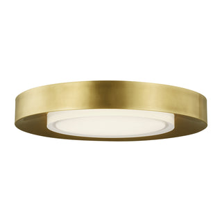 Buy natural-brass Hilo Outdoor (Damp) Flush Mount Ceiling Light by Visual Comfort Modern