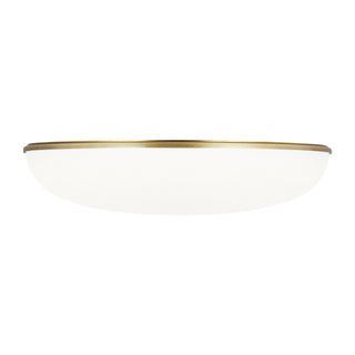 Buy plated-brass Megan Outdoor (Damp) Flush Mount Ceiling Light by Visual Comfort Modern