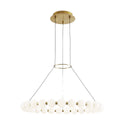 Orbet Outdoor (Damp) Chandelier by Visual Comfort Modern