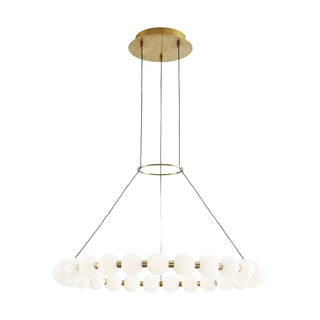 Buy natural-brass Orbet Outdoor (Damp) Chandelier by Visual Comfort Modern