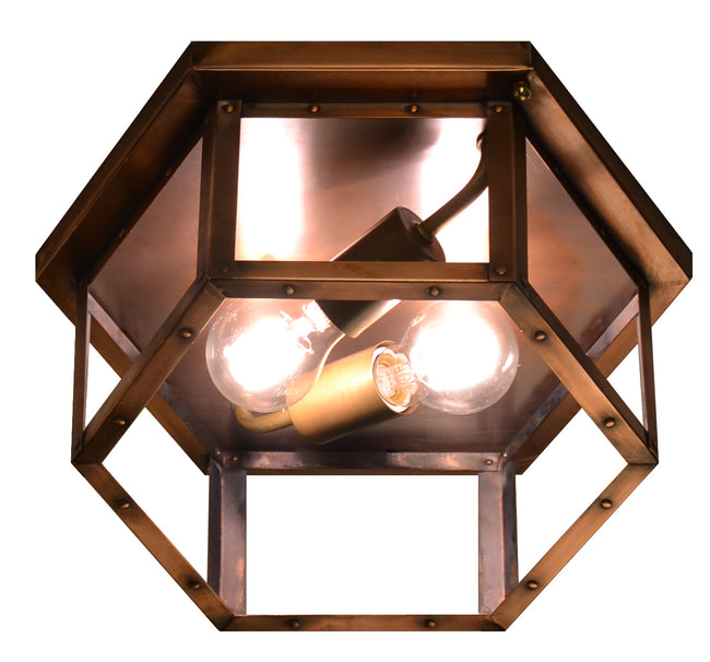 Hawthorn Flush Mount Lantern by The Coppersmith