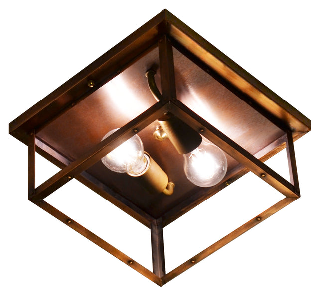 Juniper Flush Mount Lantern by The Coppersmith