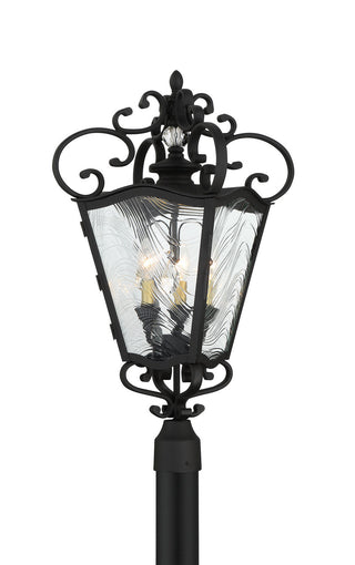 Buy coal-and-soft-brass Brixton Ivey Outdoor (Wet) Post Lantern by Minka-Lavery