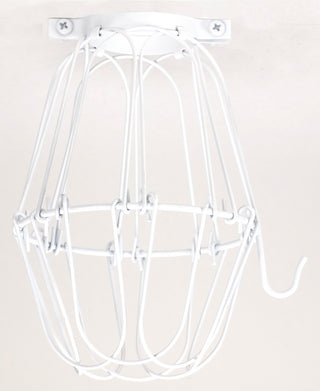Buy white Light Bulb Cage by Satco