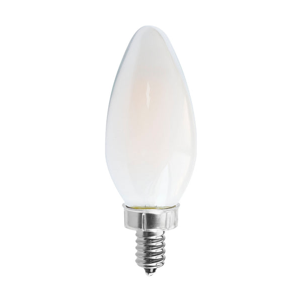 Torpedo 8 Watt E12 C11 120V Outdoor (Wet)LED 2700k Light Bulb by Satco