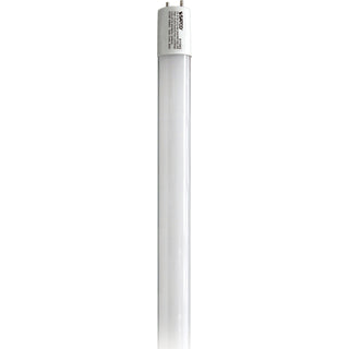 Buy gloss-white-with-gloss-white-glass Tubular 10 Watt G13 T8 120.00V LED 4000k Light Bulb by Satco