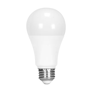 Buy white-with-white-glass 11 Watt E26 A19 120.00V LED 3000k Light Bulb by Satco
