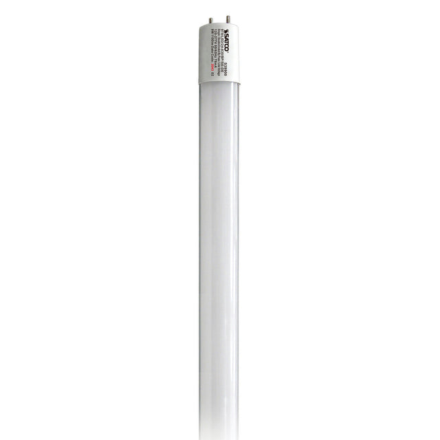 Tubular 9 Watt G13 T8 120.00V LED 3000k Light Bulb by Satco
