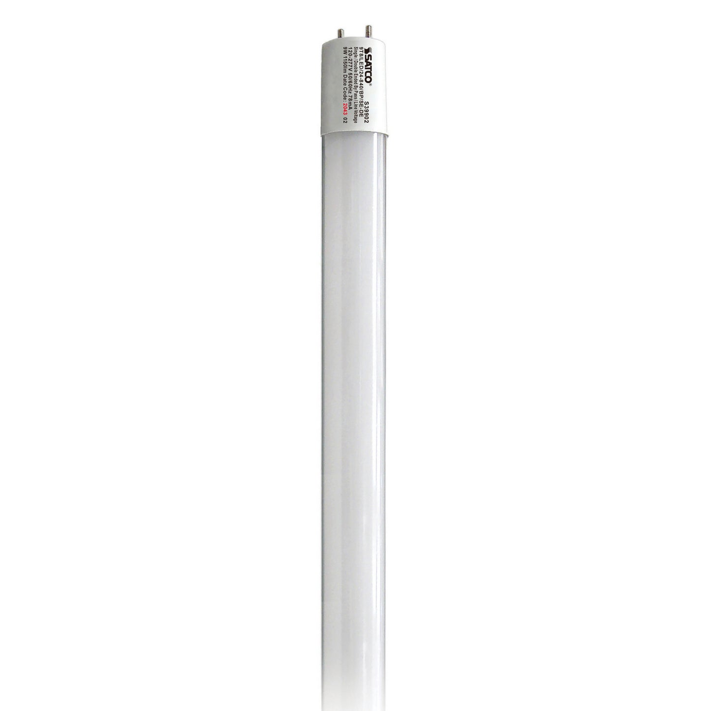 Tubular 9 Watt G13 T8 120.00V LED 4000k Light Bulb by Satco