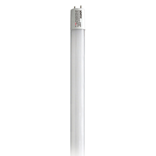 Tubular 9 Watt G13 T8 120.00V LED 5000k Light Bulb by Satco