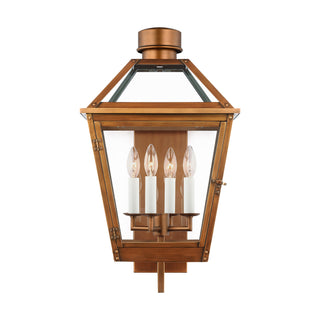 Buy natural-copper-with-clear-glass-and-clear-shade Hyannis Outdoor (Wet) Wall Lantern by Visual Comfort Studio