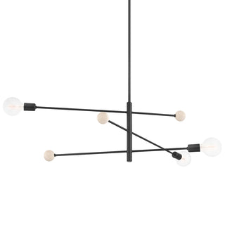 Buy soft-black Slater Outdoor (Damp) Chandelier by Mitzi