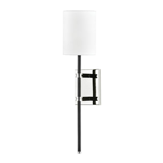 Buy polished-nickel-black Denise Outdoor (Damp) Sconce by Mitzi