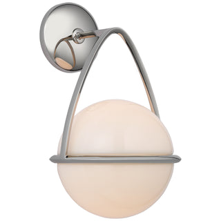 Buy polished-nickel Lisette Outdoor (Damp) Sconce by Visual Comfort Signature