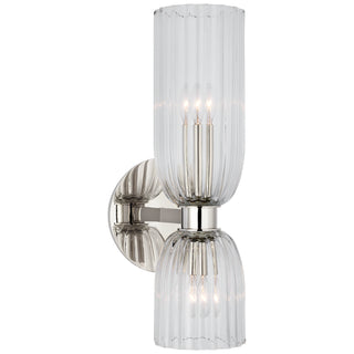 Buy polished-nickel Asalea Outdoor (Damp) Sconce by Visual Comfort Signature