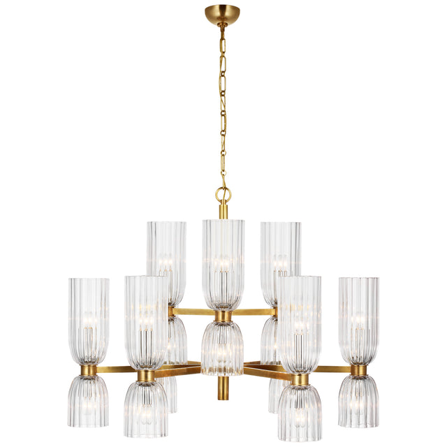 Asalea Outdoor (Damp) Chandelier by Visual Comfort Signature