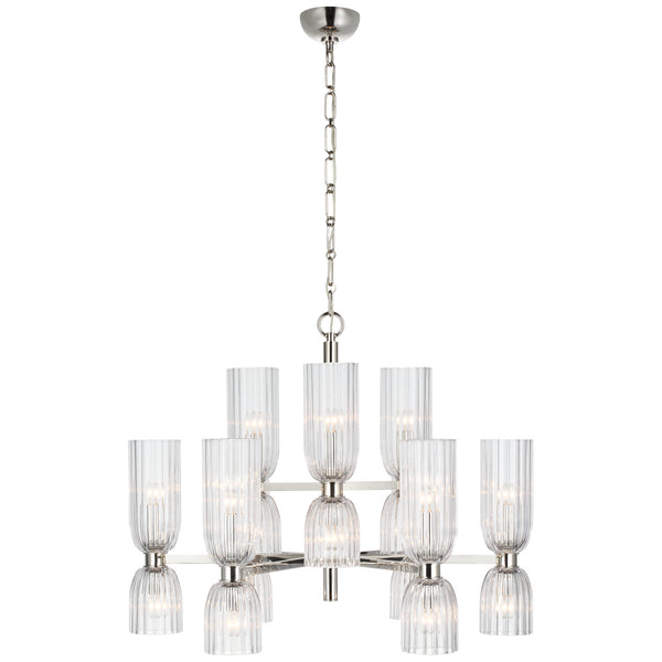 Asalea Outdoor (Damp) Chandelier by Visual Comfort Signature