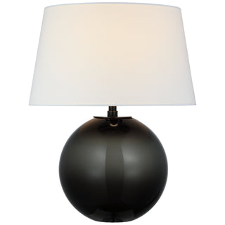 Buy smoked-glass-and-white-shade Masie Table Lamp by Visual Comfort Signature