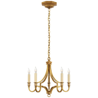 Buy antique-burnished-brass Mykonos Chandelier by Visual Comfort Signature