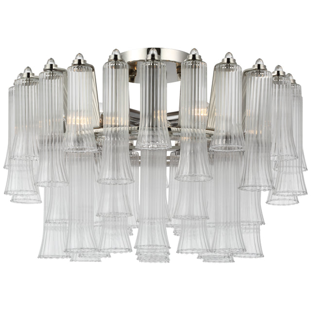 Lorelei Outdoor (Damp) Semi Flush Mount Light by Visual Comfort Signature