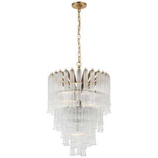 Buy gild-with-clear-glass-glass-and-clear-shade Lorelei Outdoor (Damp) Chandelier by Visual Comfort Signature