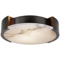 Melange Outdoor (Damp) Flush Mount Ceiling Light by Visual Comfort Signature