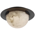 Melange Outdoor (Damp) Flush Mount Ceiling Light by Visual Comfort Signature
