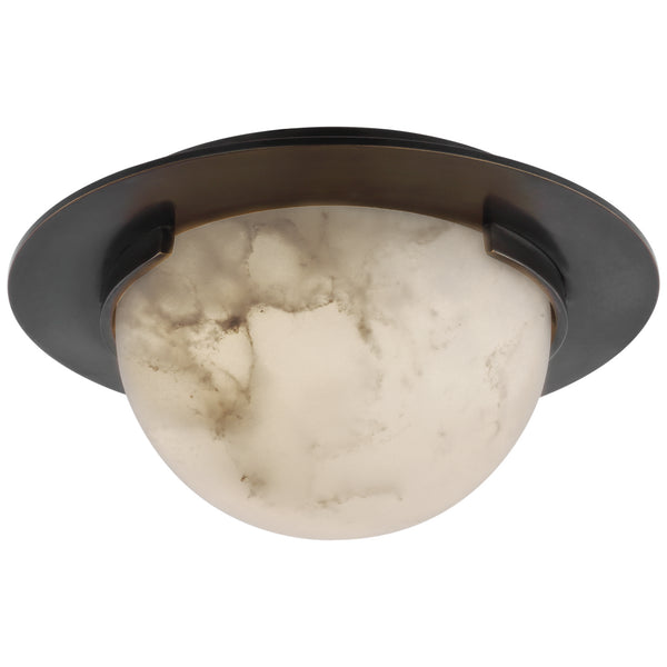Melange Outdoor (Damp) Flush Mount Ceiling Light by Visual Comfort Signature