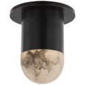 Melange Outdoor (Damp) Flush Mount Ceiling Light by Visual Comfort Signature