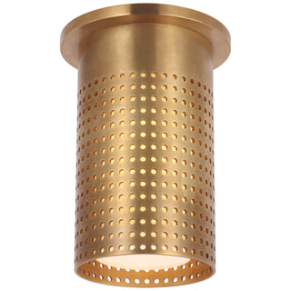 Precision Outdoor (Damp) Flush Mount Ceiling Light by Visual Comfort Signature