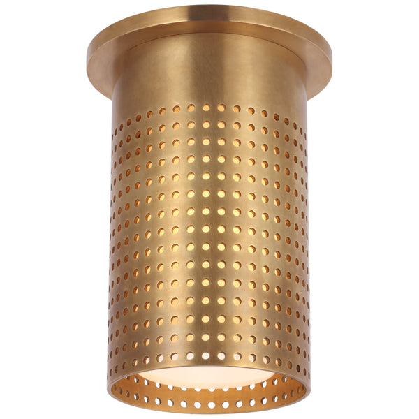 Precision Outdoor (Damp) Flush Mount Ceiling Light by Visual Comfort Signature