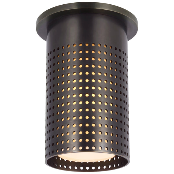 Precision Outdoor (Damp) Flush Mount Ceiling Light by Visual Comfort Signature
