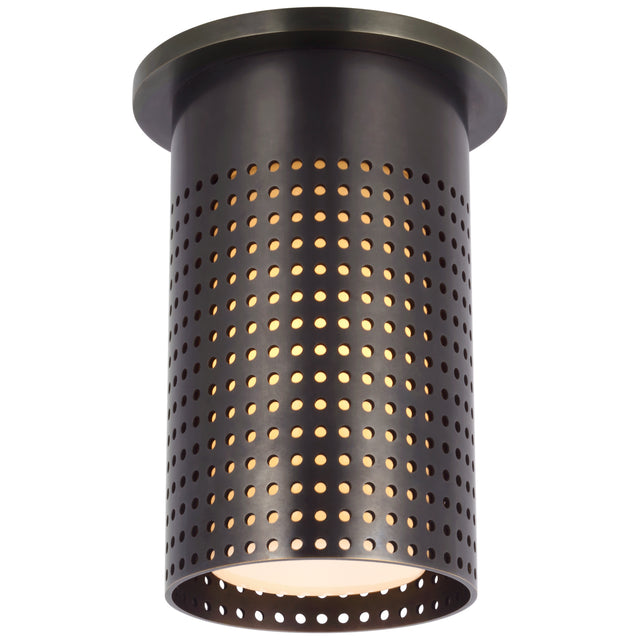 Precision Outdoor (Damp) Flush Mount Ceiling Light by Visual Comfort Signature