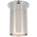 Precision Outdoor (Damp) Flush Mount Ceiling Light by Visual Comfort Signature