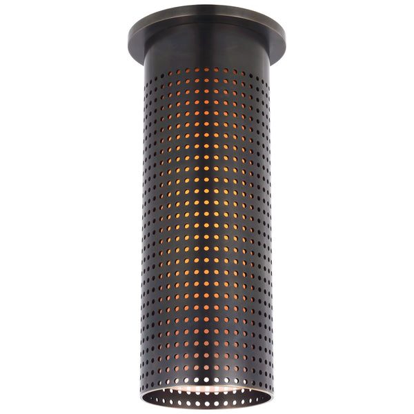 Precision Outdoor (Damp) Flush Mount Ceiling Light by Visual Comfort Signature