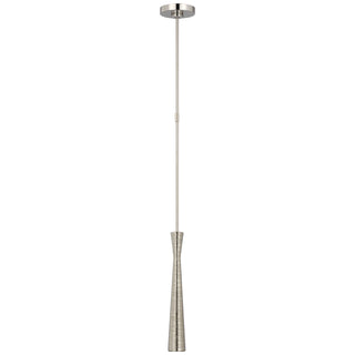 Buy polished-nickel-and-metal-shade Utopia Outdoor (Damp) Pendant by Visual Comfort Signature
