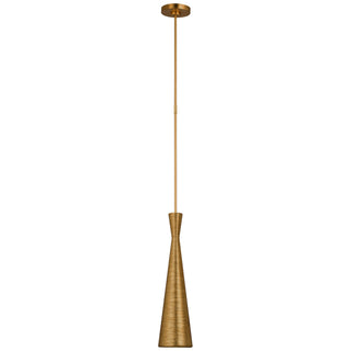 Buy gild-and-metal-shade Utopia Outdoor (Damp) Pendant by Visual Comfort Signature