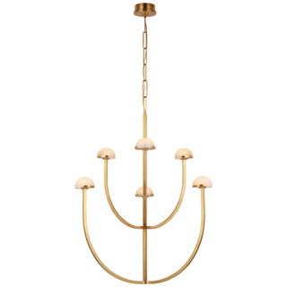 Pedra Outdoor (Damp) Chandelier by Visual Comfort Signature