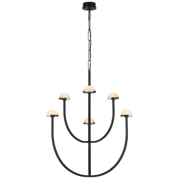 Pedra Outdoor (Damp) Chandelier by Visual Comfort Signature
