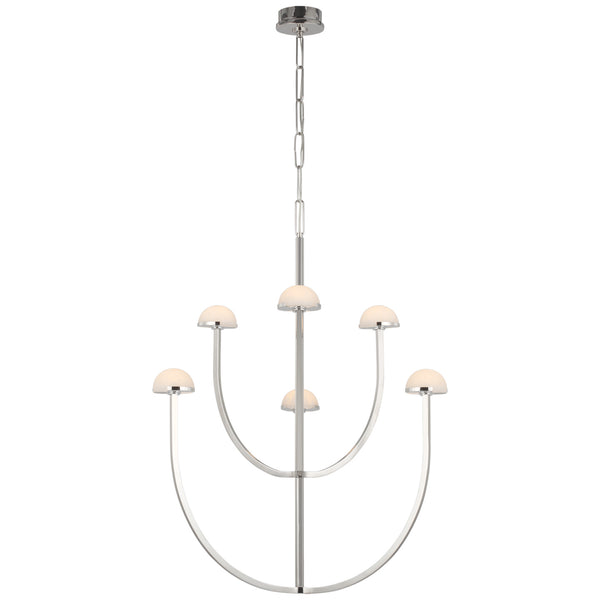 Pedra Outdoor (Damp) Chandelier by Visual Comfort Signature