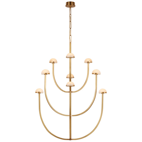 Pedra Outdoor (Damp) Chandelier by Visual Comfort Signature