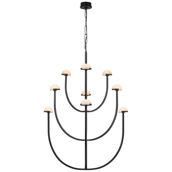 Pedra Outdoor (Damp) Chandelier by Visual Comfort Signature